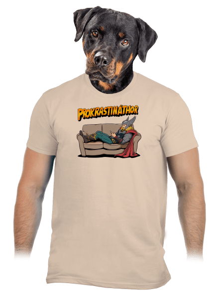 Prokrastináthor pánské tričko Sand