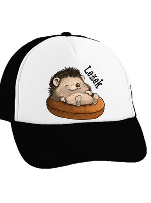 Ležek kšiltovka truckerka Black cap