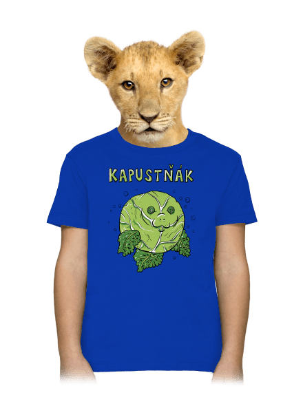 Kapustňák dětské tričko Royal Blue