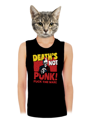 Death's not punk dámské tílko volné Black