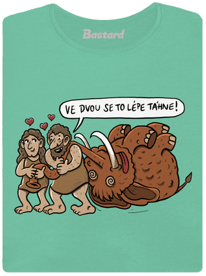 Ve dvou se to lépe táhne dámské tričko premium Mint Mal