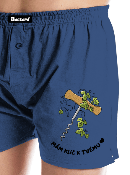 Otevři mé srdce pánské trenky Blue