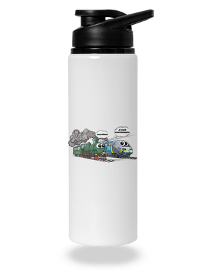 Zakouříme? lahev na vodu White