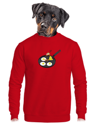 unisex mikina bez kapuce