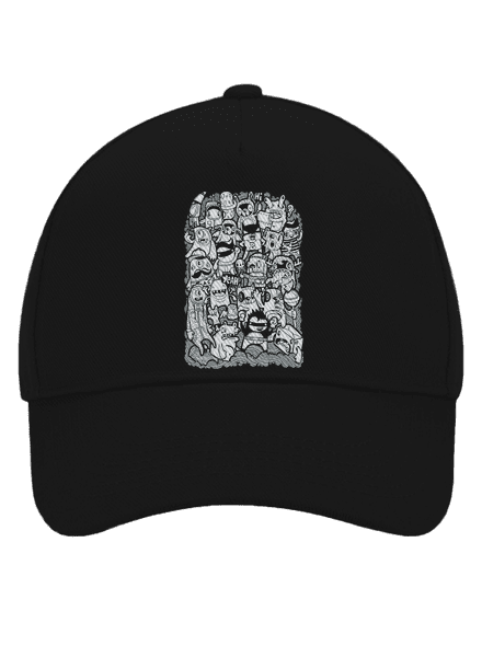 Doodle kšiltovka baseballka Black