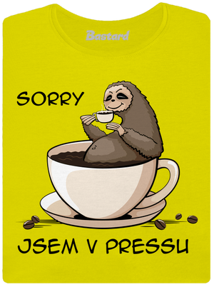 V pressu dámské tričko premium Lemon