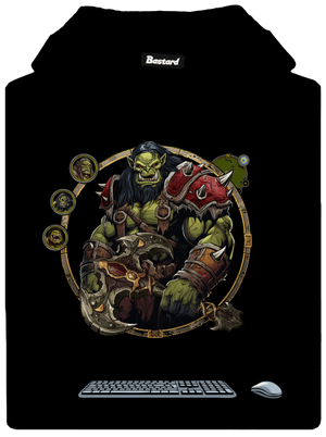 B17: Warcraft pánská mikina klokanka Black