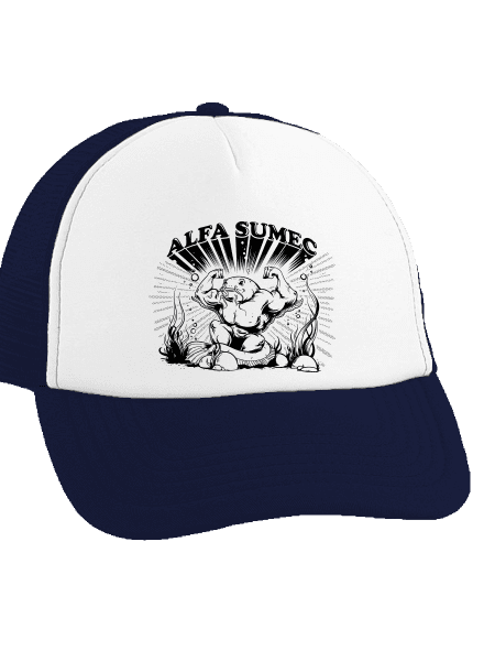 Alfasumec kšiltovka truckerka French Navy cap