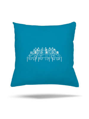 Cimrman: Debil, blbeček polštář Blue Turquoise