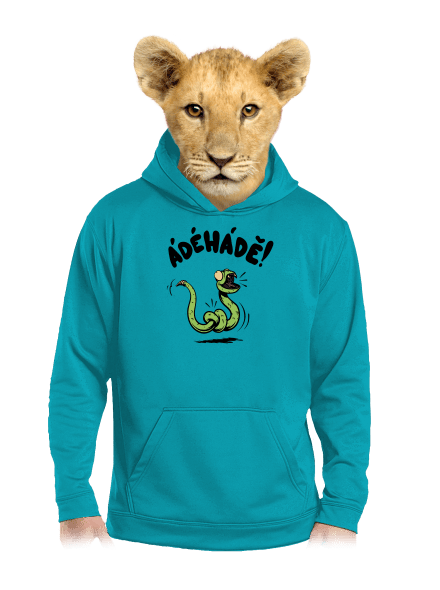Ádéhádě dětská mikina klokanka Hawaiian Blue