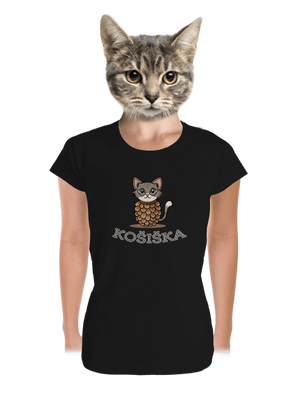 Košiška dámské tričko premium Black