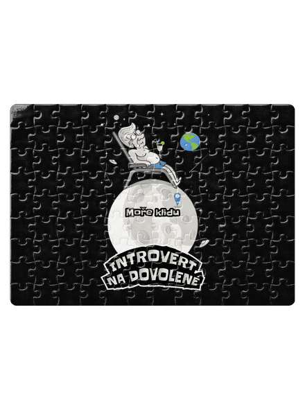 Introvert na dovolené puzzle White