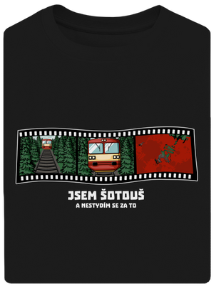 Jsem šotouš unisex tričko oversized Black