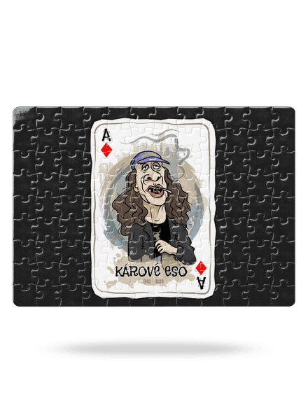 Kárové eso Jirky Káry puzzle White