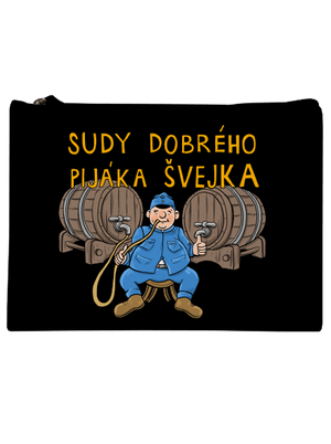 Sudy dobrého pijáka Švejka taštička Black