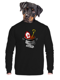 unisex mikina bez kapuce