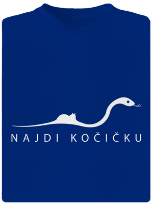 Najdi kočičku pánské sportovní tričko Royal Blue Mal
