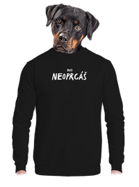 unisex mikina bez kapuce