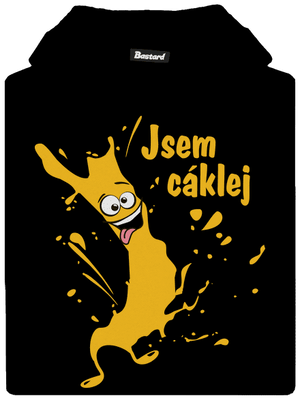 Cáklej dětská mikina klokanka Black