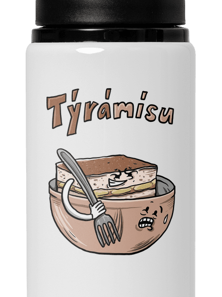 Týrámísu lahev na vodu White