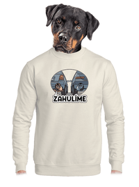 unisex mikina bez kapuce