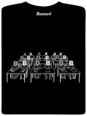 Cimrman: Debil, blbeček pánské dlouhý rukáv Black