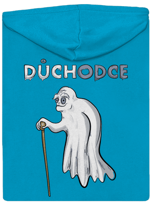 Duch důchodce dámská mikina na zip Blue Atol