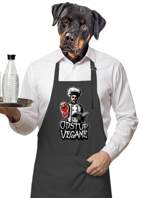 Odstup vegane zástěra Dark Grey