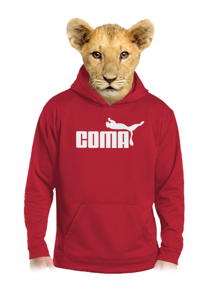 Coma dětská mikina klokanka Fire Red