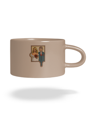 Já se žením/vdávám hrnek makronka Brown Macaron