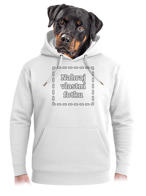 Vlastní potisk unisex mikina premium Snowwhite