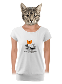 dámské tričko s lemem