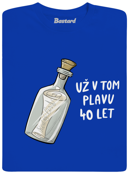 Už v tom plavu pánské dlouhý rukáv Royal Blue
