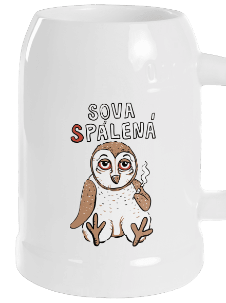 Sova Pálená půllitr White