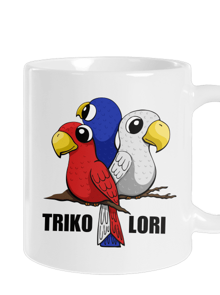 Trikolori klasický hrnek White