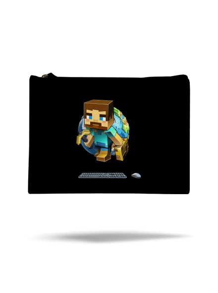 B17: Minecraft taštička Black