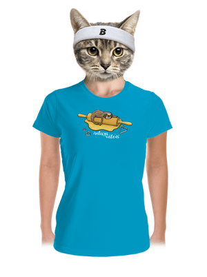 Miluju válení dámské sportovní tričko Blue Atol