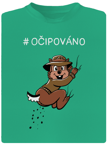Očipováno pánské sportovní tričko Mint Mal