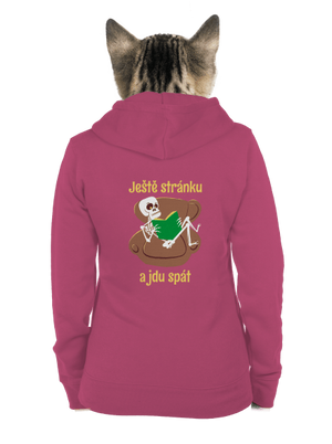 Ještě stránku dámská mikina na zip Magenta