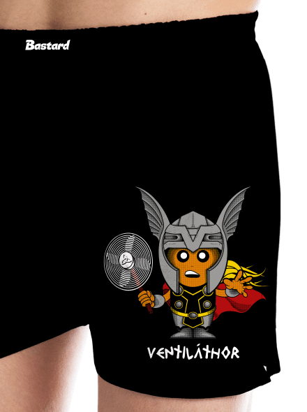 Ventiláthor pánské trenky Black