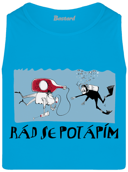 Rád se potápím pánské tílko Atoll
