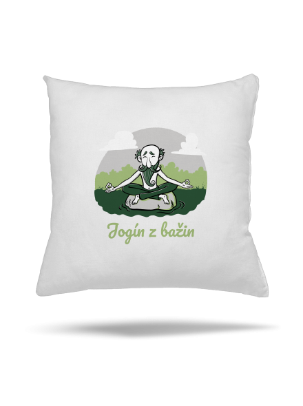 Jogín z bažin polštář White