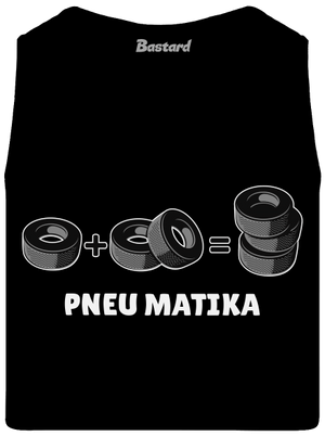 Pneu Matika pánské tílko Black