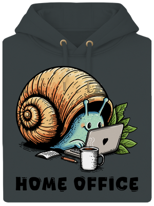 Šnekův home office unisex mikina premium Charcoal