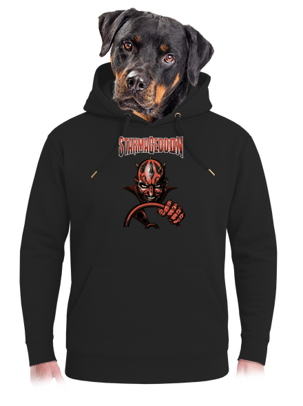 Starmageddon unisex mikina premium Dark Black