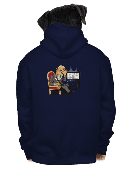 Masaryk pánská mikina na zip Navy
