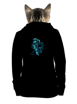 Zaměstnanec měsíce dámská mikina na zip Black