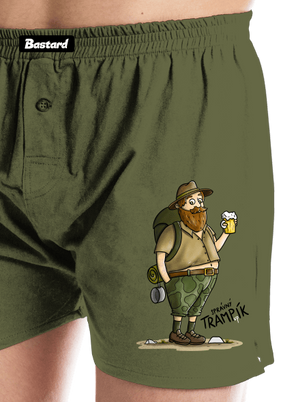 Trampík pánské trenky Khaki