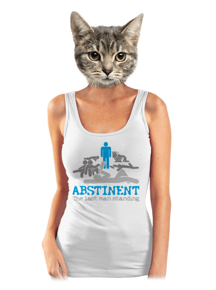 Abstinent dámské tílko klasické White