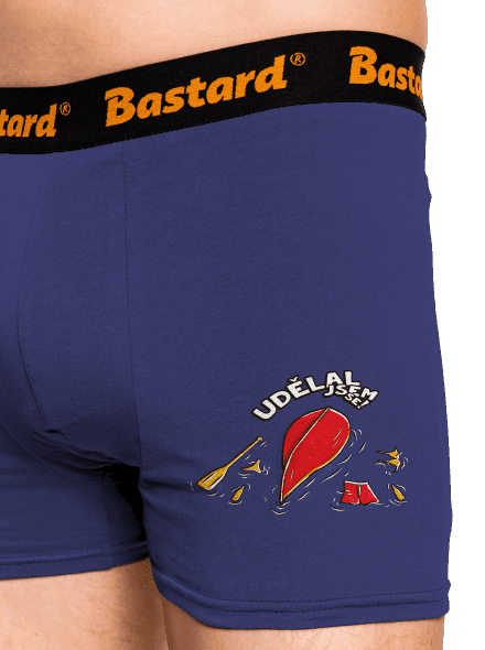 Udělal jsem se boxerky Blue Navy
